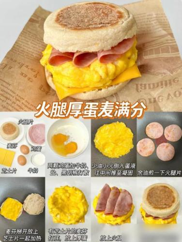 新奧爾良烤雞腿漢堡示意圖